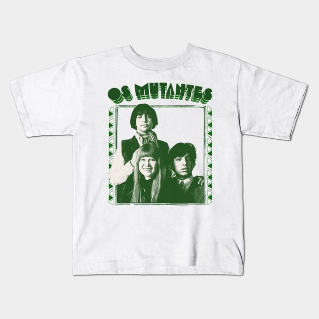 Os Mutantes \/\ Retro Original Fan Art Design Kids T-Shirt by DankFutura